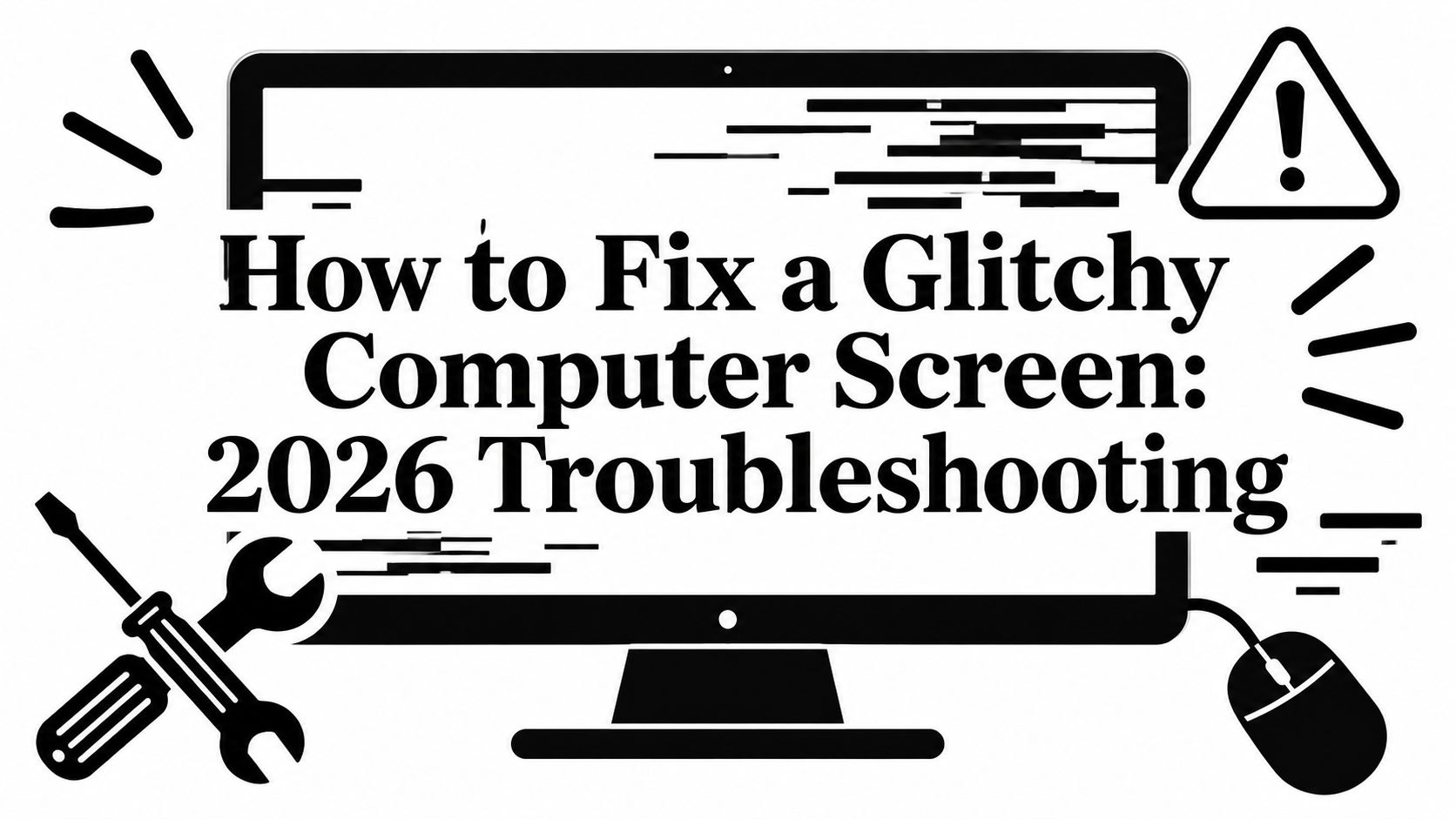 How to Fix a Glitchy Computer Screen: 2026 Troubleshooting