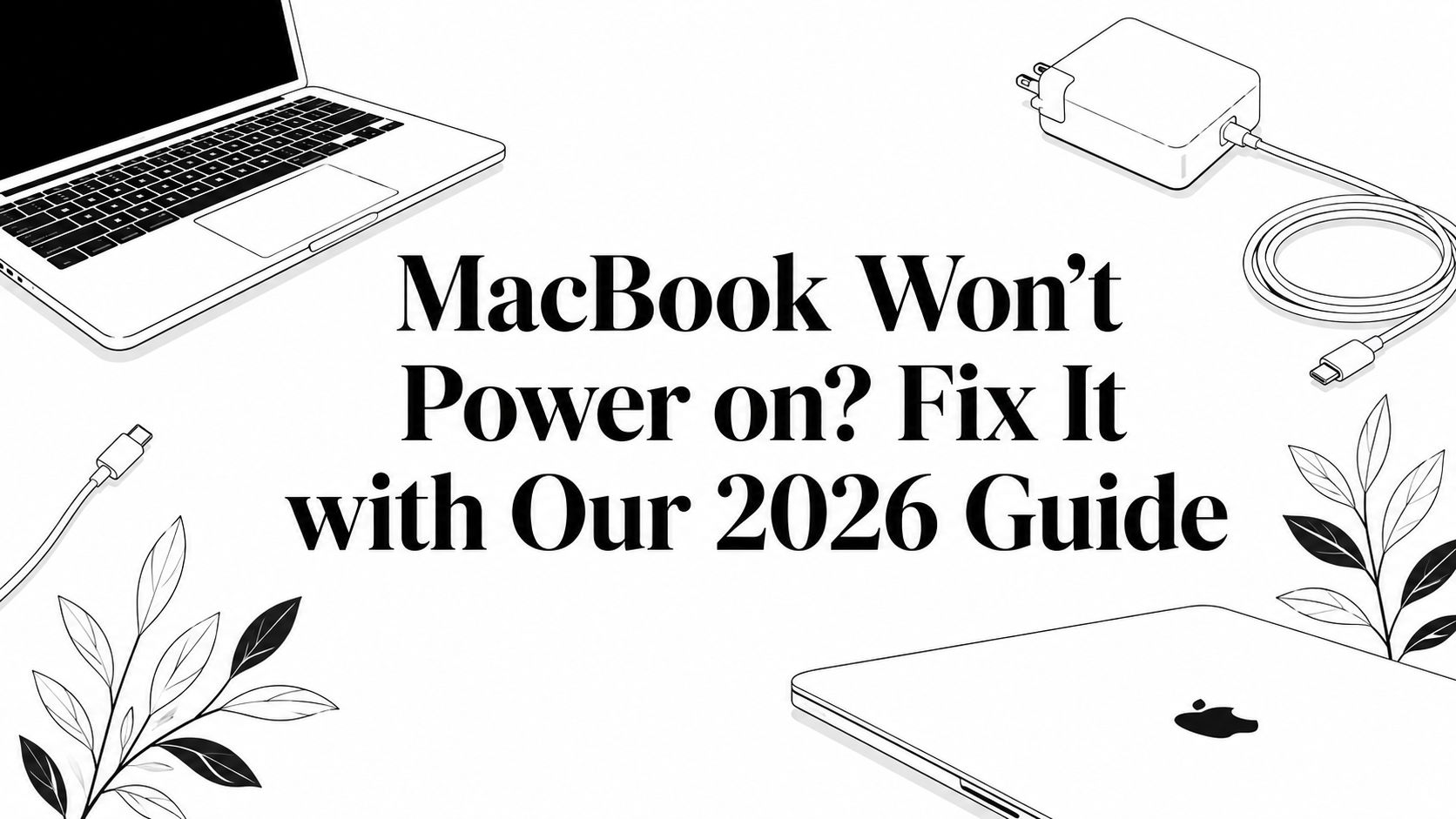 MacBook Won't Power on? Fix It with Our 2026 Guide